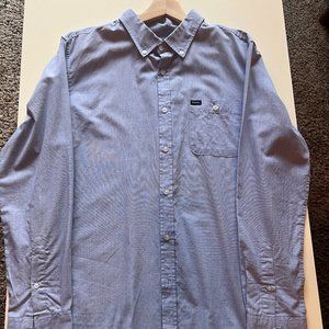 Brixton L/S Oxford Woven Shirt, Medium, Light Blue Chambray